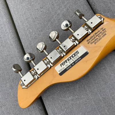 1995 MIJ Fernandes Thinline Telecaster - Sunburst w/AGi Lace TransSensor Humbucker image 6