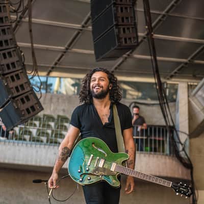 Guild Starfire IV ST 2000 Emerald Green Owned by David Le'Aupepe of Gang Of Youths image 1