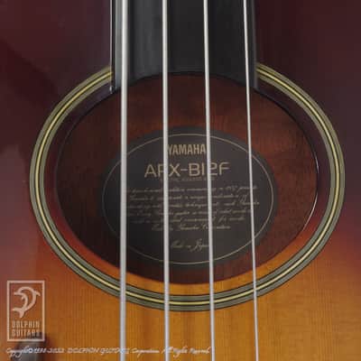 Yamaha APX-B12F (Acoustic Bass) 1990s - Sunburst image 10