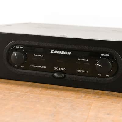 Samson SX1200 2-Channel Rack-Mount Power Amplifier CG010UT image 3