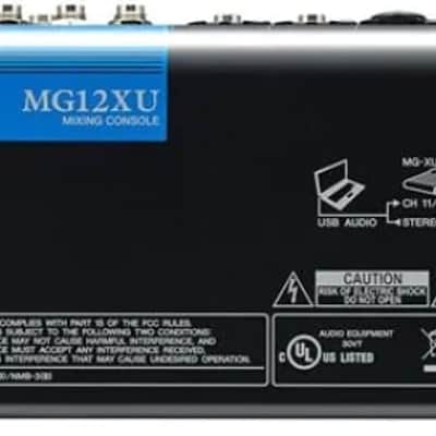 Yamaha MG12XU | Mixer with 6 Mic + 2 Stereo Inputs | USB, Effects & Compression image 6