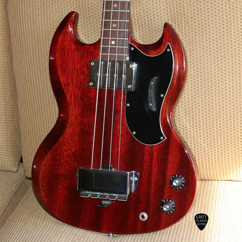 1969 Gibson  EB-0  Cherry Red (GIB0233) image 1