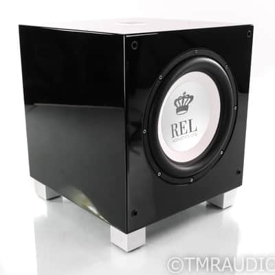 REL T/9i 10" Powered Subwoofer; T9i; Piano Black image 3