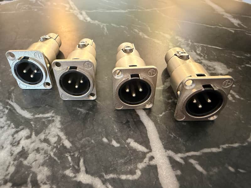 Neutrik NA3MDF XLR Male to Female Panel-Mount Adapters