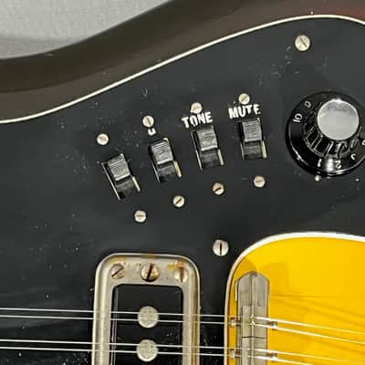 '60's Hagstrom 12 String Electric Solid Body Guitar - Sunburst image 12