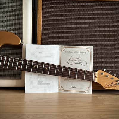 Limitless Sonora Gold "VOS" - Roasted Pine Body! Häussel Pu´s, Roasted Body&Neck, 10"-14" Radius uvm. ​ 2022 - Aged Gold image 17