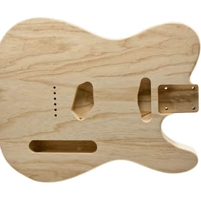 Genuine WD Music USA Made Telecaster Body Unfinished Swamp Ash