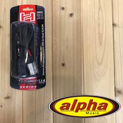Hosa HMX-010Y 3.5mm (1/8") TRS to Dual XLR3M Cable - 10ft image 2