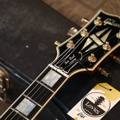 2010 Gibson Custom Shop Les Paul Custom Single-Cut Electric Guitar Wine Red + COA OHSC image 12