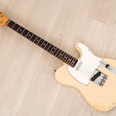 2014 Navigator by ESP N-TE-ASR T-Style Ash, Blonde Lacquer w/ Seymour Duncan Antiquity, Case & Tag image 11
