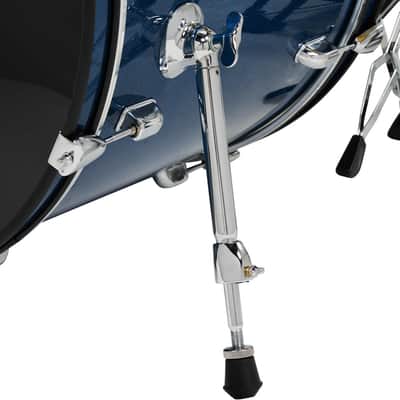 PDP Center Stage 5-Piece Drum Kit with Hardware Cymbals and Throne - Royal Blue Sparkle (PDCE2215KTRB) image 7