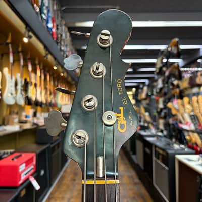G&L USA El Toro Bass Guitar 1985 Transparent Blue w/Original Hard Case image 7