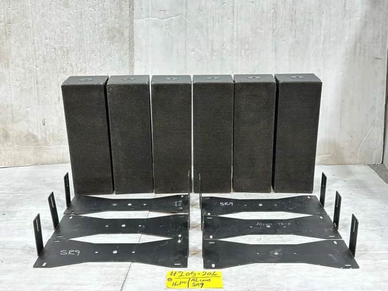 (6) Alcons Audio SR9 NL4M Passive 2-way Ultra-Compact Loudspeaker #205 (T.H.S) image 1