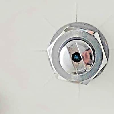 Bass Tuning Machines -   4 In-Line Chrome -w/ bushings and mounting screws image 4