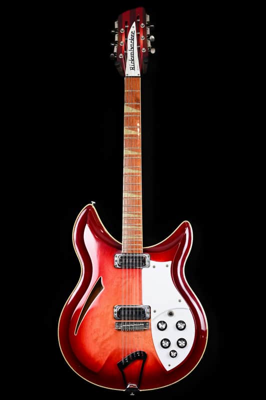Rickenbecker Modell 381/12 from 1990 in Fire Glow with Case image 1