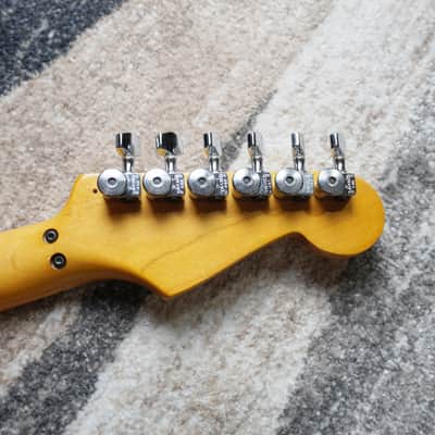 1983 Fender Japan JV ST62-65 Left-Handed Stratocaster MOD Floyd Rose FRT-3 EMG SA MIJ image 9