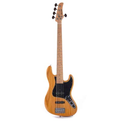 Mike Lull M5V 5-String Ash Natural (Serial #3114) USED image 4