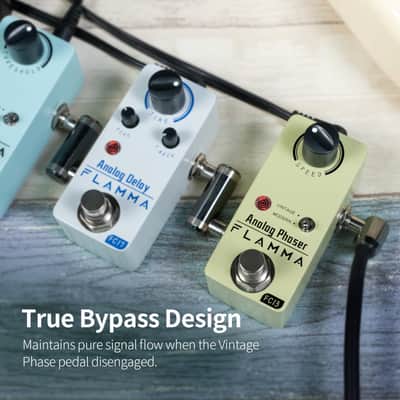 FLAMMA FC13 Phaser Guitar Pedal Analog Phase Effects Mini Pedal with Classic Vintage Modern Modes True Bypass image 5
