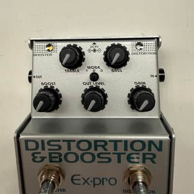 Ex Pro D&B Distortion Booster Boost Guitar Effect Pedal + Original Box image 3