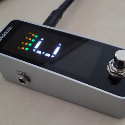 D'Addario PW-CT-20 Chromatic Pedal Tuner 2017 - Present - Black / Silver image 2