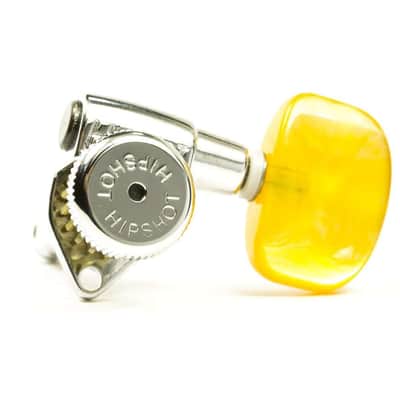 Genuine Hipshot Button Set of 6 D01 Large Amber also fits Grover