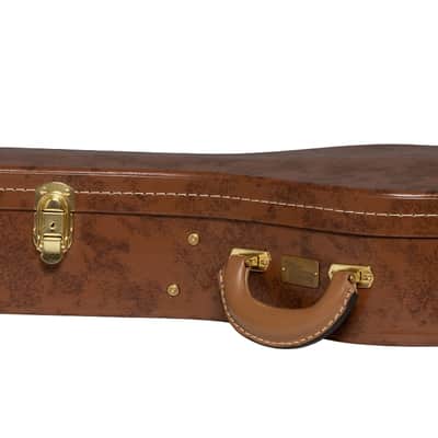 Gibson Lifton Historic Brown Hardshell Case, ES-335 Mottled Brown Tolex image 4
