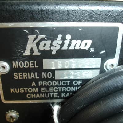 Vintage Kasino by Kustom 150 Bass Natural Bass Amp Head image 9