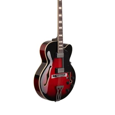 Ibanez Artcore AF75 Hollowbody Electric Guitar Trans Red Sunburst image 8