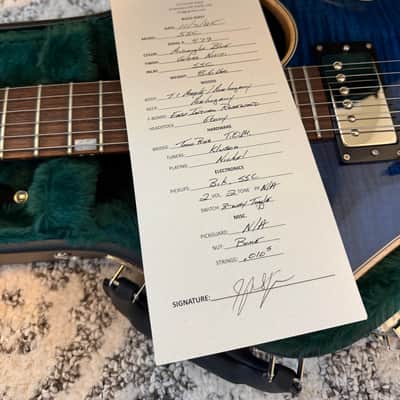 Knaggs Steve Stevens Signature SSC 2025 - Midnight Blue Tier 1 Flame image 8