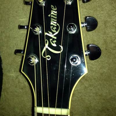 TAKAMINE EF-341SC 1994 Black acoustic electric guitar made in japan image 2