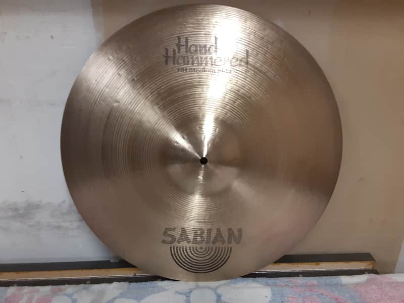 Sabian 20" HH Hand Hammered Medium Ride Cymbal 1992 - 2007 - Natural image 1