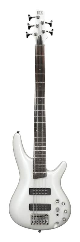 Ibanez SR305E 5-String Bass Pearl White image 1