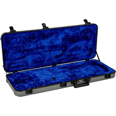 Fender Deluxe Molded Strat/Tele Case - Regular Inca Silver Lake Placid Blue image 2