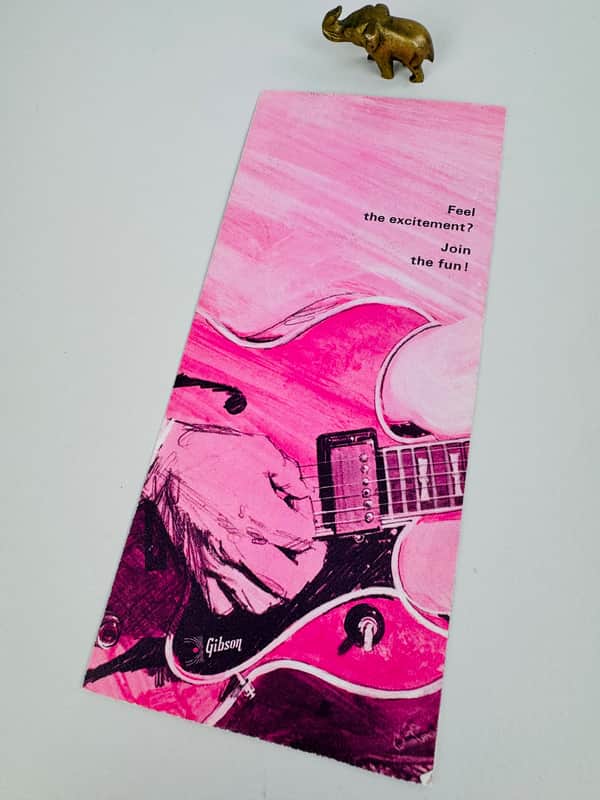 Gibson Full-Line Foldout Brochure 1966 image 1