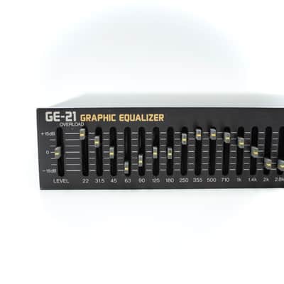 Boss Pro GE-21 Graphic Equalizer With Power Supply Made in Japan Micro Rack Series Guitar Effect Processor ZF18543 image 3