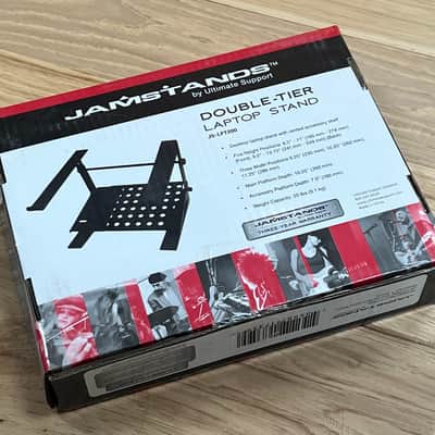 Ultimate Support JS-LPT200 JamStands Double-Tier Laptop/DJ Stand 2010s - Black image 3