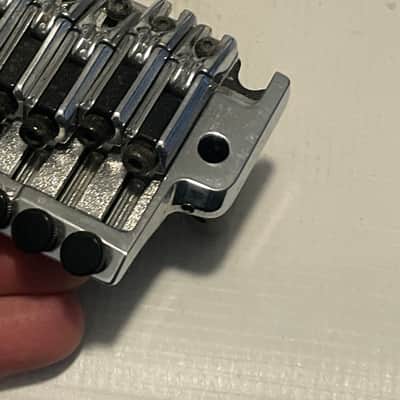 2000's Korean Ibanez RG Series Edge Pro II Chrome Floyd Rose Tremolo Bridge & Arm image 13