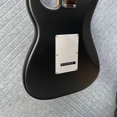 Fender Squier Debut Series "Amazon" Stratocaster Satin Black SkunkWerx In USA Fret Polish and Setup image 11
