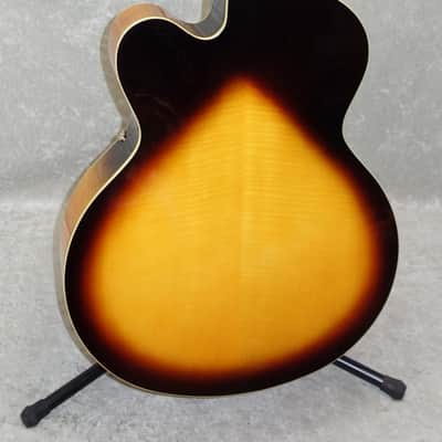 Washburn J5 J-5 hollow body electric guitar in sunburst finish image 8