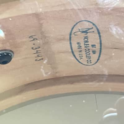 1996 Noble & Cooley Solid Shell Classic Maple Snare 14x 5 image 6