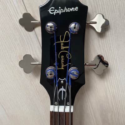 Epiphone Jack Casady Bass Lefty Lefthanded Left 2020 Metallic Gold image 4