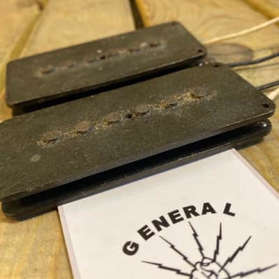 General Vintage Tone Jazzmaster Pickups Hand Made Scatter Wound Alnico V plain single Elektrisola U image 2
