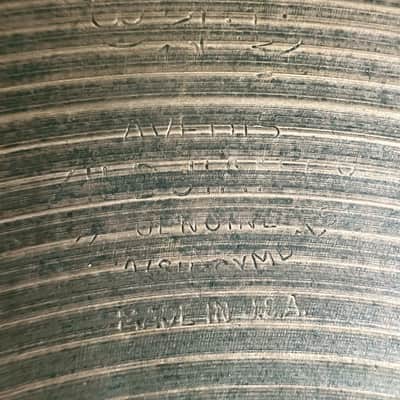 Zildjian 13" A. Zildjian '60s Stamp Hi-Hat Cymbals (Pair) 1960s - 760g and 1174g image 24