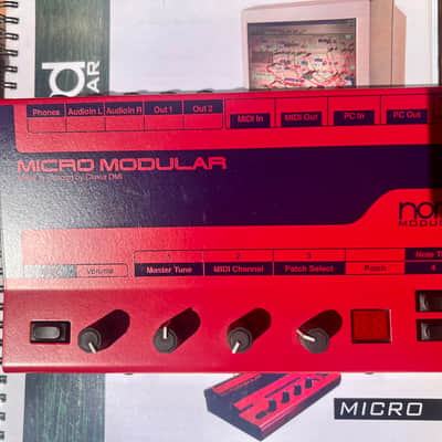 Nord Micro Modular Desktop Virtual Synthesizer 1997 - 2003 - Red image 8