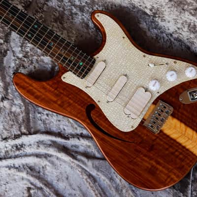 GB Liuteria Traditional Strato semi hollow Kiaat image 2