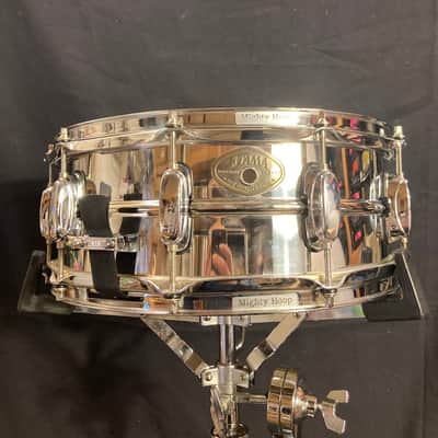 Tama - 5x14" 10-Lug Steel Snare Drum 1980s Chrome image 1