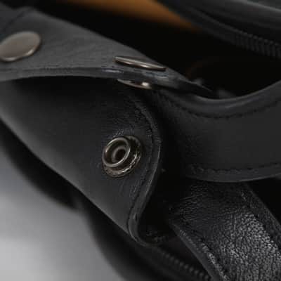 Harvest Fine Leather Black Buffalo Nappa Electric Bass Guitar Gig Bag image 12