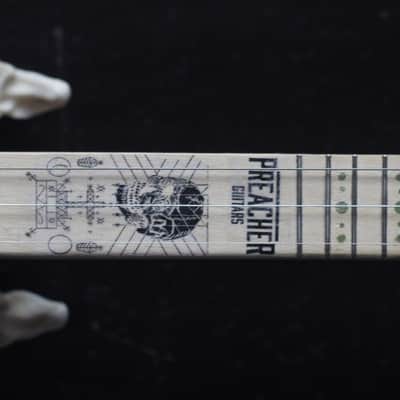 Cigarbox guitar 3 string crocodile skull guitar image 9