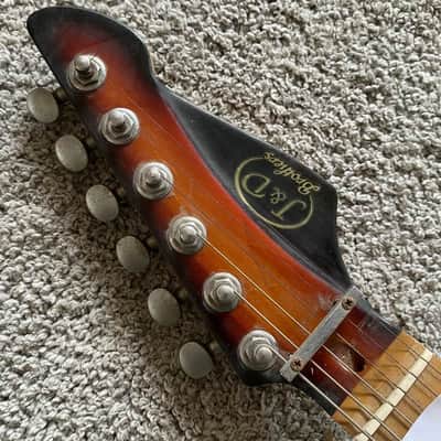 J&D Sunburst HSS Electric Guitar, Solid Basswood Body, Maple Neck, 22 Frets Fingerboard image 19