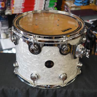 DW USA Collectors Series 14" Maple Standard Tom w/ Rings & Mount - Vintage Classic Marine Pearl | 11x14" image 4
